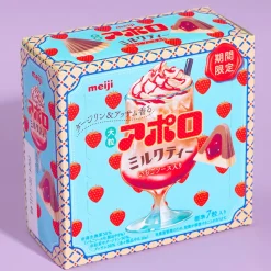 Apollo Large Strawberry Chocolate - Milk Tea