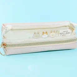 Asobo Neko Zippered Dual Compartment Pen Case