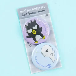 Bad Badtz Maru With Friends Mini Pin Badge Set