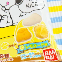 Bandai Peanuts Gummy Candy with Rubber Clip - Lemonade