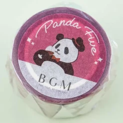 BGM Panda Five Masking Tape - Red