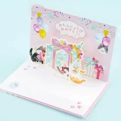 Birthday Kittens Pop-Up Greeting Card