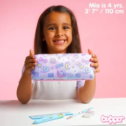 Blippo Harajuku Twin Zip Pencil Case