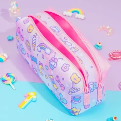 Blippo Harajuku Twin Zip Pencil Case