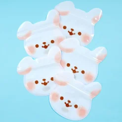 Blushing Rabbit Die-Cut Zip Bag Set