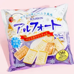 Bourbon Alfort Chocolate Biscuit Pack - White Vanilla