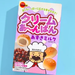 Bourbon Anpan Bread Snacks - Azuki Milk