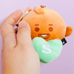 BT21 Baby Plushie Reel Key Holder - SHOOKY