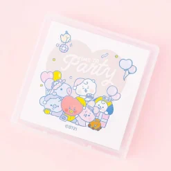 BT21 Baby Slumber Party Memo Pad With Clear Case