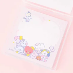 BT21 Baby Slumber Party Memo Pad With Clear Case