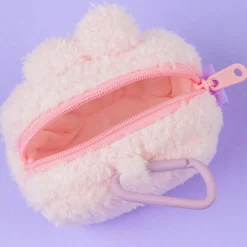 BT21 Fluffy Coin Purse With Carabiner - COOKY