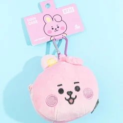 BT21 Fluffy Face Coin Purse - COOKY
