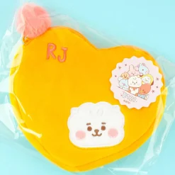 BT21 Fluffy Heart Pouch With Chocolate - RJ