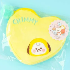 BT21 Fluffy Heart Pouch With Chocolate - CHIMMY