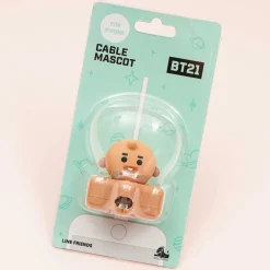BT21 LINE FRIENDS Cable Mascot - SHOOKY