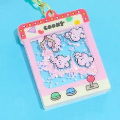 BT21 Minini Crane Game Glittery Key Holder - COOKY