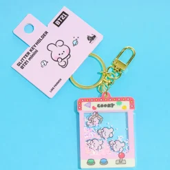 BT21 Minini Crane Game Glittery Key Holder - COOKY