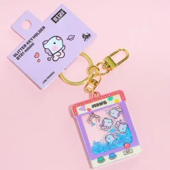 BT21 Minini Crane Game Glittery Key Holder - MANG