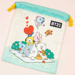 BT21 Picnic Fun Drawstring Pouch