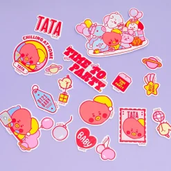BT21 Time To Party Stickers - TATA