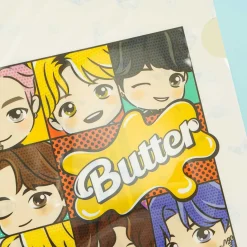 BTS TinyTAN Butter Clear A4 File