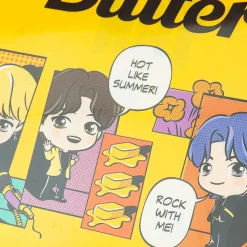 BTS TinyTAN Butter Comic Clear A4 File