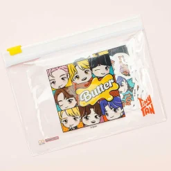 BTS TinyTAN Butter Flake Seals With Case - White