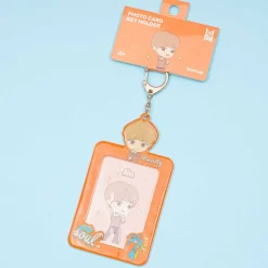 BTS TinyTAN Photo Card Key Holder - Jin