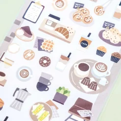 Cafe Seal Brooklyn Coffee Shop Stickers