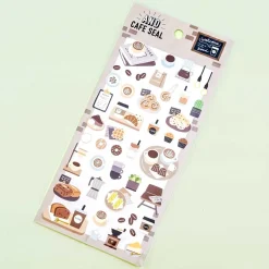 Cafe Seal Brooklyn Coffee Shop Stickers