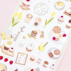 Cafe Seal Pleasant Pastry Stickers