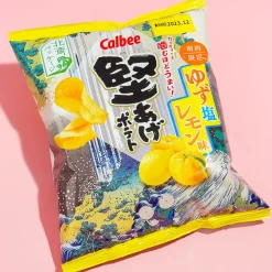 Calbee Kata-age Potato Chips - Salt Yuzu Lemon