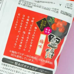 Calbee Kata-age Potato Chips - Nanko Plum