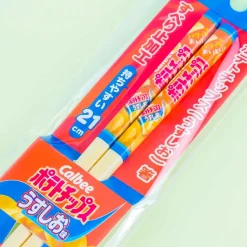 Calbee Lightly Salted Potato Chips Bamboo Chopsticks