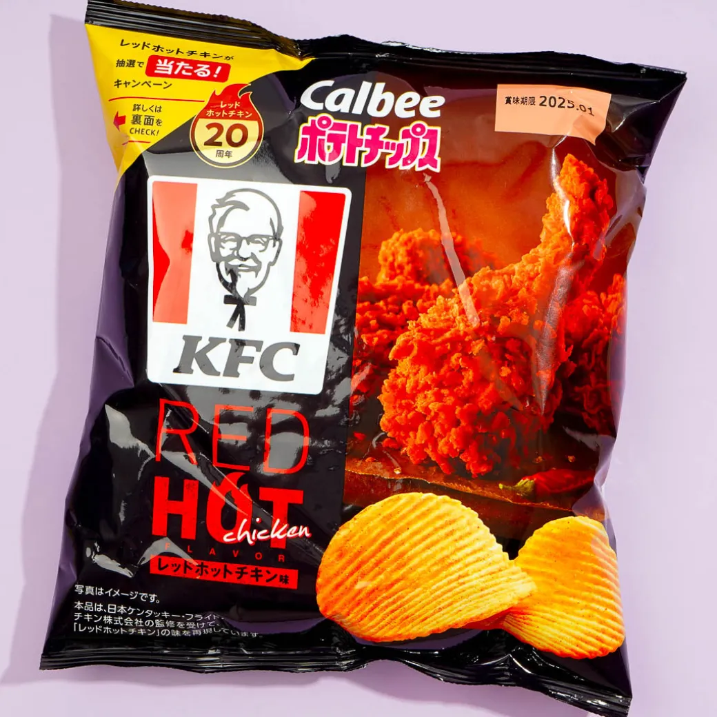 Calbee Potato Chips - KFC Red Hot Chicken