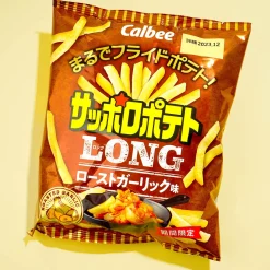 Calbee Sapporo Long Potato Snack - Roasted Garlic