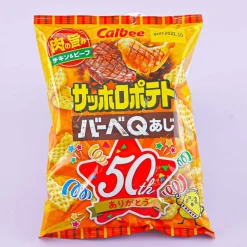 Calbee Sapporo Potato BBQ Chips - Big Chicken & Beef