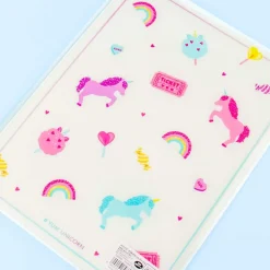 Candy Holic Rainbow Unicorn Pocket File Folder