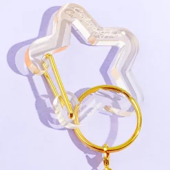 Cardcaptor Sakura Acrylic Keychain With Star Carabiner