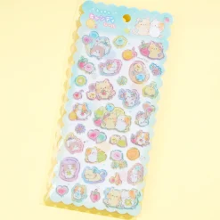 Cat & Hamster Fruit Stickers