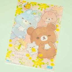 Chairoikoguma & Flowers A4 File Folder