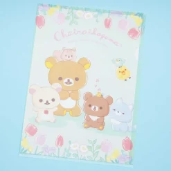 Chairoikoguma & Friends A4 Clear File Folder