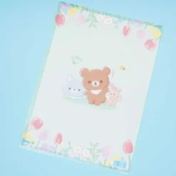 Chairoikoguma & Friends A4 Clear File Folder