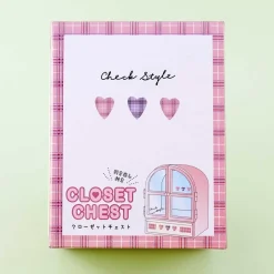 Checkered Hearts Closet Chest