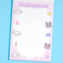Cheer Cheer Lambs Debut Memo Pad