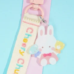 Cheery Chums Embroidered Tag Key Holder
