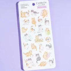 Cherish Cat Stickers