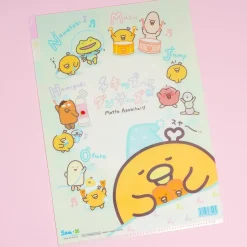 Chickip Dancers Fried Chicken Multi-Pocket A4 File Folder