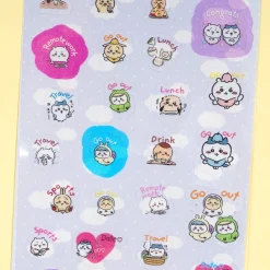 Chiikawa Daily Activity Schedule Stickers - English