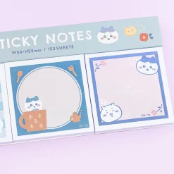 Chiikawa Flowers & Tea Sticky Notes